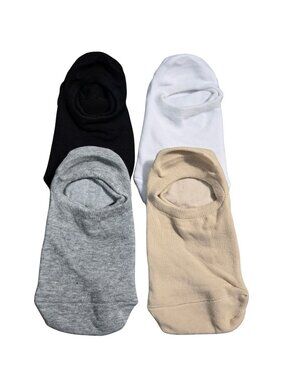 NIP | Multi-Color No-Show Breathable Low-Cut Cotton Blend Socks 8-10